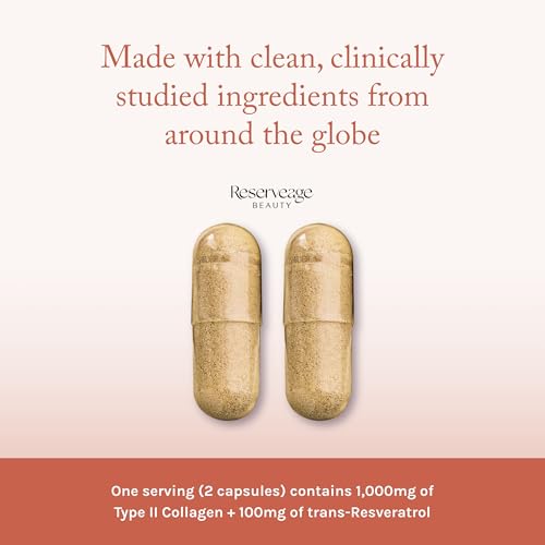 Reserveage Beauty Collagen Booster - Supplement for Skincare & Joint Health - Supports Healthy Collagen Production for Women