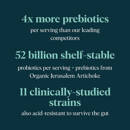 Ora Organic Probiotics and Prebiotics for Digestive Wellness - 16 Billion CFU