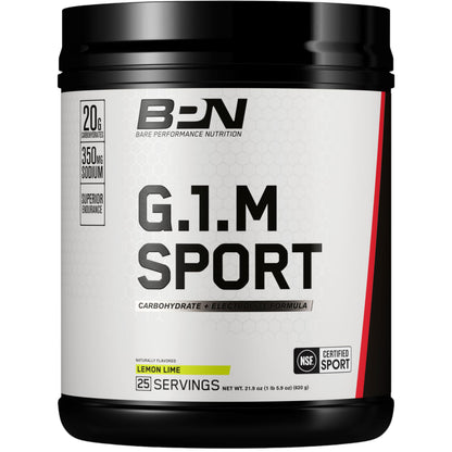 BARE PERFORMANCE NUTRITION, BPN G.1.M Go One More Sport, Endurance Training Fuel