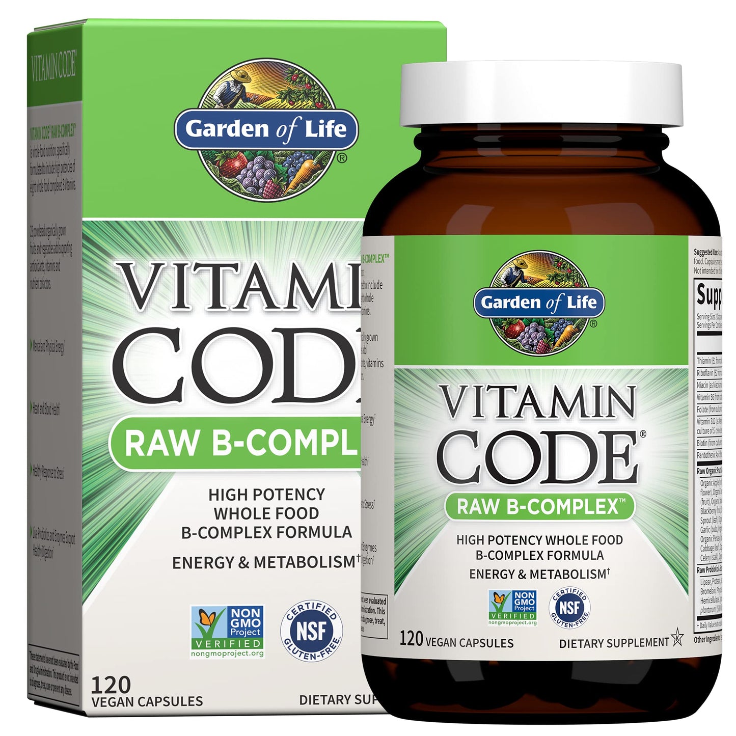 Garden of Life Vitamin Code B Complex