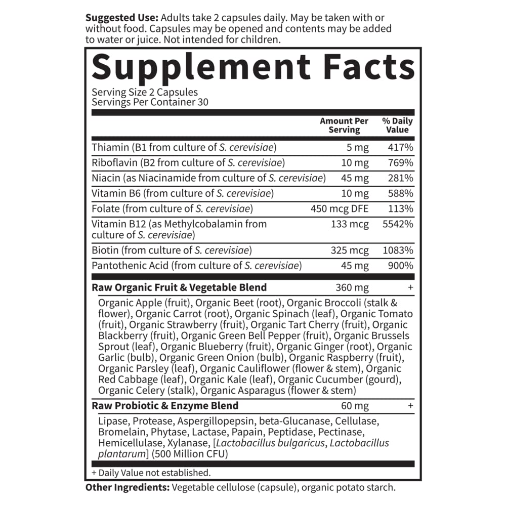 Garden of Life Vitamin Code B Complex