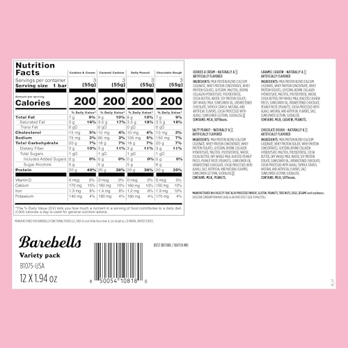 Barebells Protein Bars - Protein Snacks with High Protein - Chocolate Protein Bars