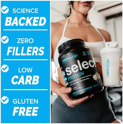 PEScience Select Low Carb Protein Powder, Keto Friendly and Gluten Free