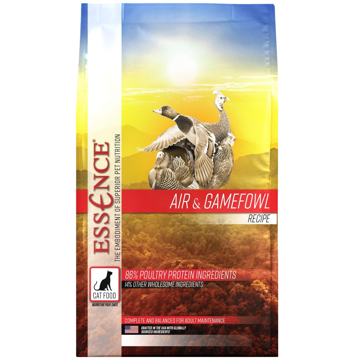 Essence Air & Gamefowl Recipe Dry Cat Food, 4lb Bag