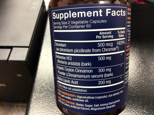 Advanced Blood Sugar Support - Antioxidant & Nutrient Metabolism