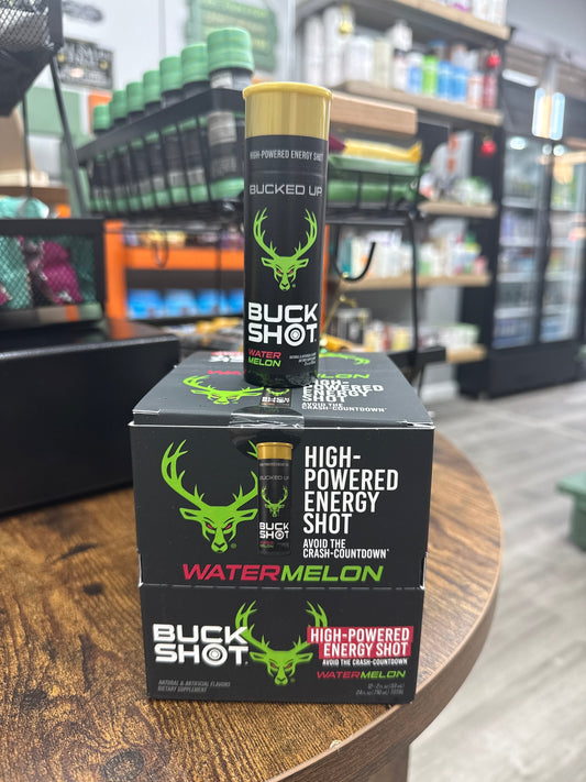 Bucked Up High-Powered Energy Shot Watermelon (12 Pieces)