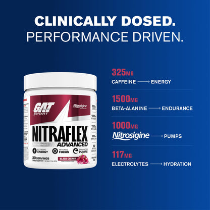 Gat Nitraflex Nutritional Supplement, 300 Gram, DMAA free