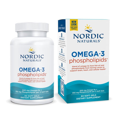 Nordic Naturals Omega-3 Phospholipids, Unflavored - 60 Soft Gels