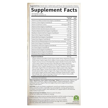 Garden of Life Once Daily Whole Food Multivitamin for Men