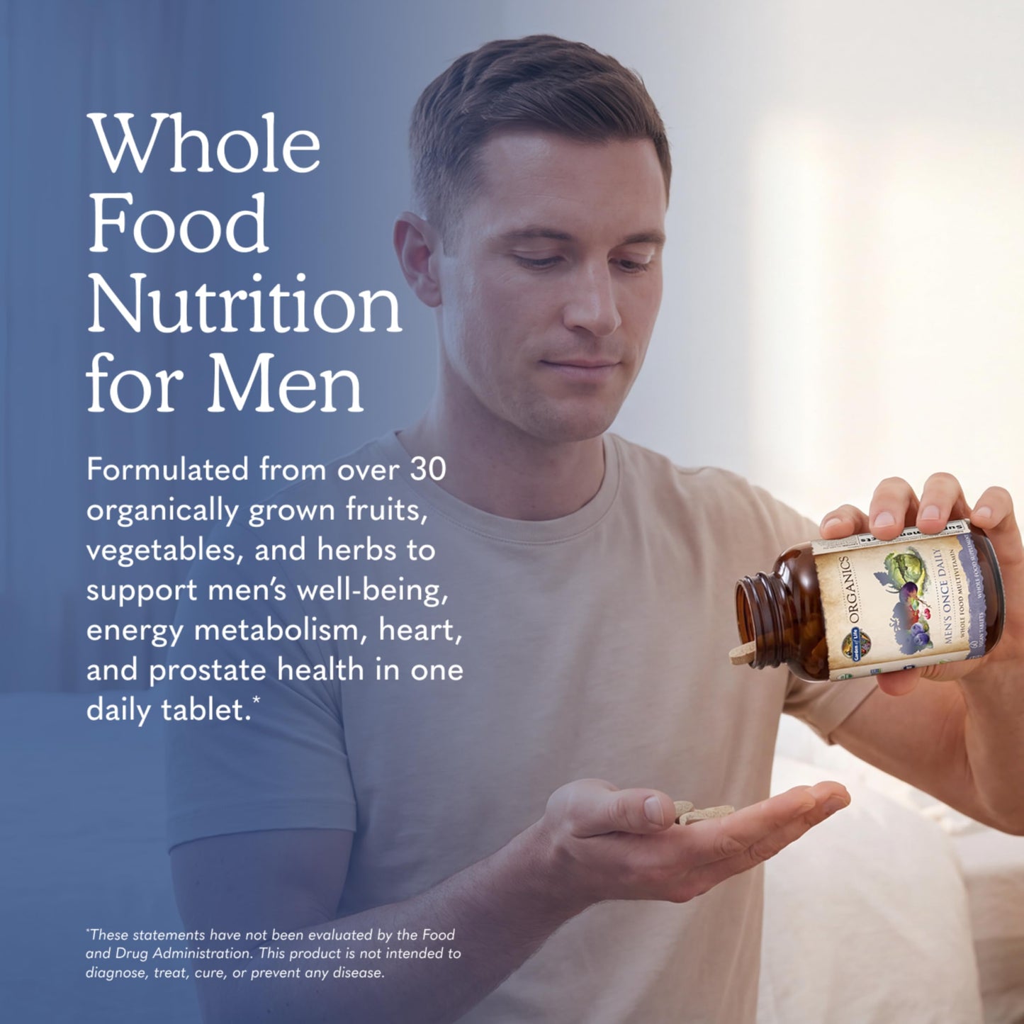 Garden of Life Once Daily Whole Food Multivitamin for Men