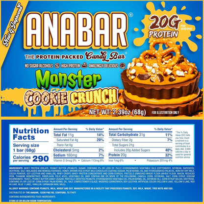 Anabar Protein Bar - 20g Protein, No Sugar Alcohols