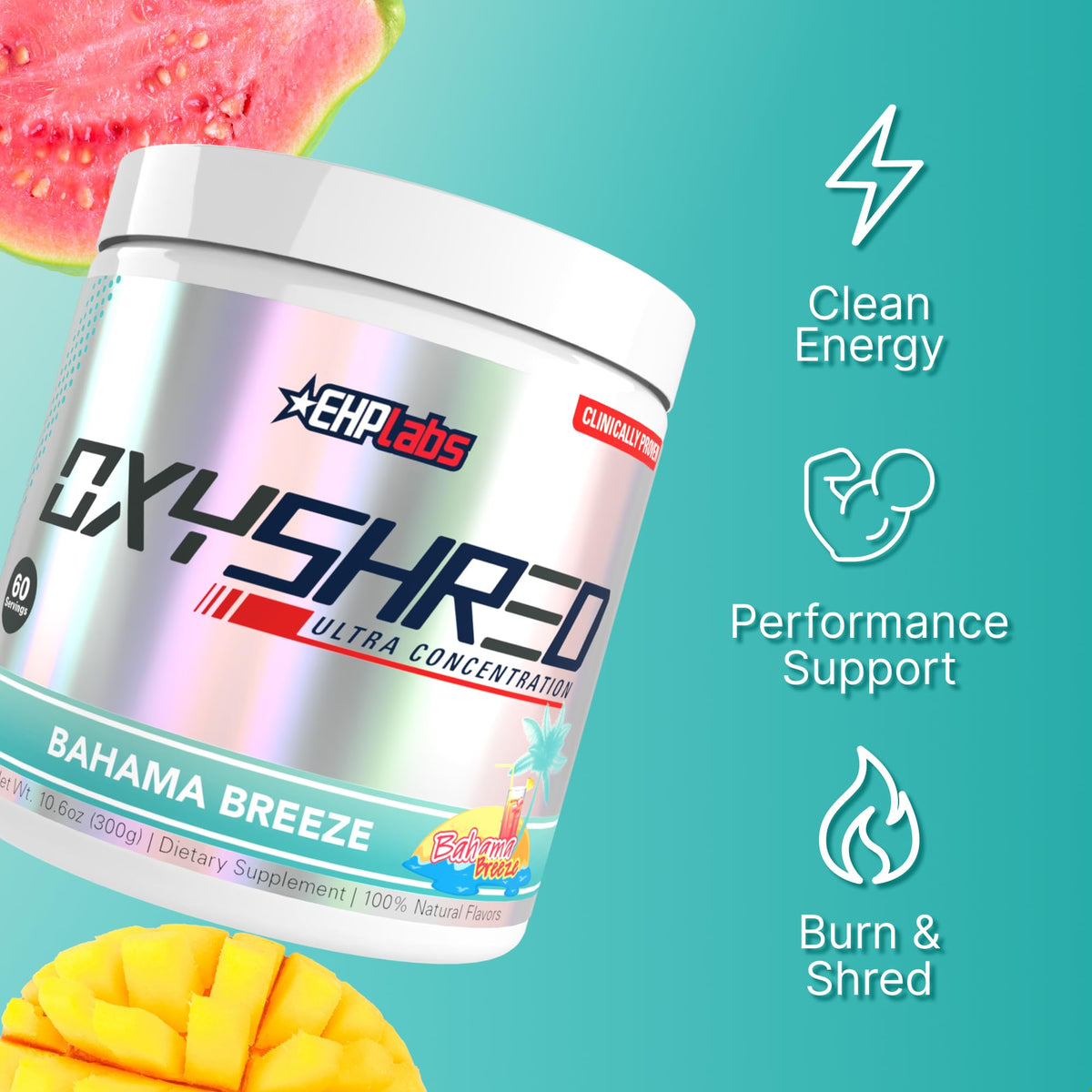 EHP Labs OxyShred Thermogenic Fat Burner Pre-Workout
