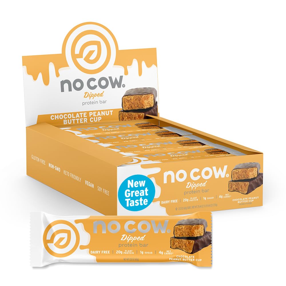 No Cow Vegan Protein Bars, Best Sellers, Upgraded