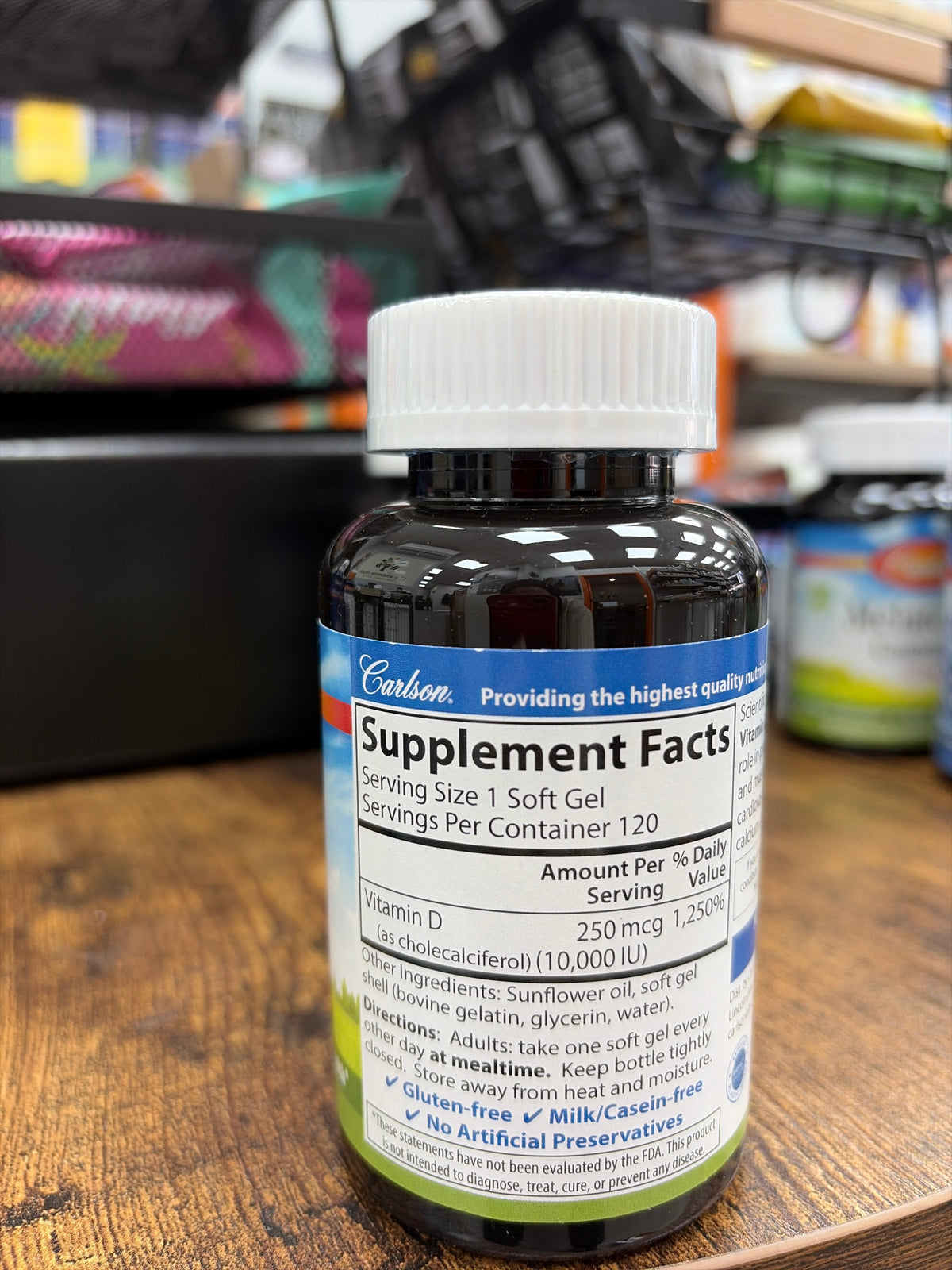 Carlson Vitamin D3 250 mcg(10,000 IU) - product image 2