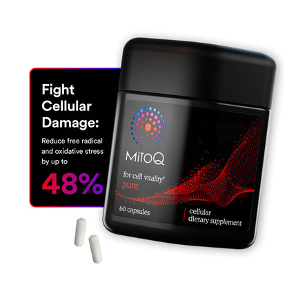 MitoQ Pure Advanced Mitochondria Supplement - Superior CoQ10 Bioavailability