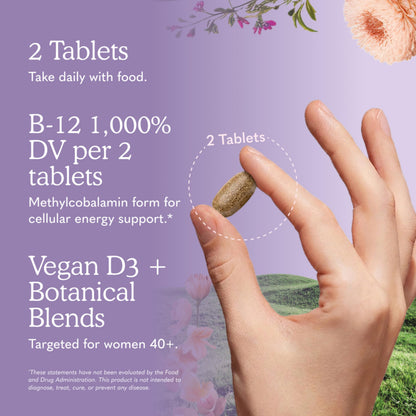 Garden of Life Organics Vitamins for Women 40 Plus, Vegan