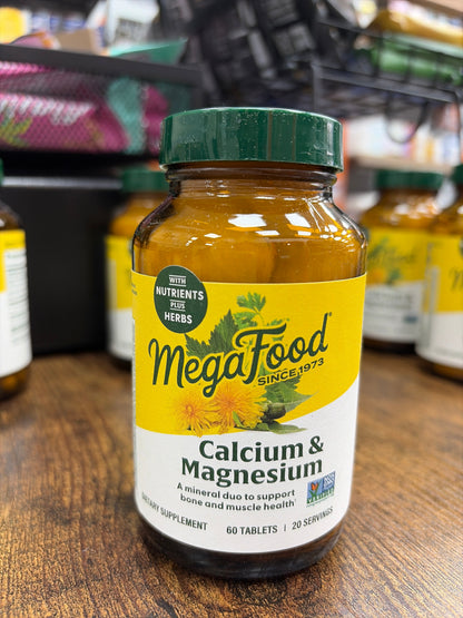 MegaFood Calcium&Magnesium (60 tablets)