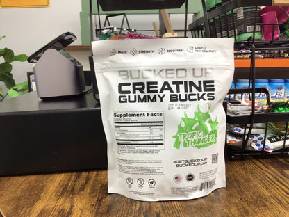Bucked Up Creatine Gummy Bucks Tropical Thunder