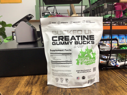 Bucked Up Creatine Gummy Bucks Tropical Thunder