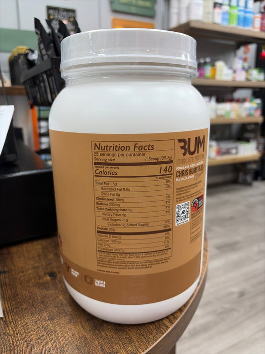Raw Bum Protein Chocolate Peanut Butter 25 Servings