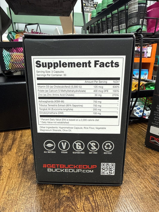 Bucked Up RUT Testosterone Booster 90 Capsules