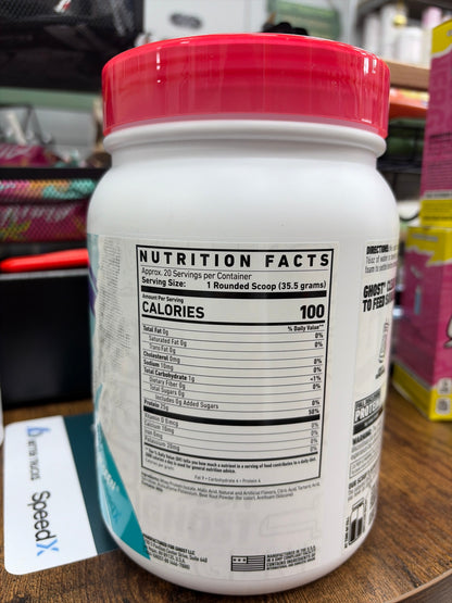 Ghost Whey Clear Protein Isolate Strawberry Watermelon 1.57 LB