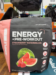 CleanSimple Eats Energy+Pre-Workout Strawberry Watermelon (30 Servings)
