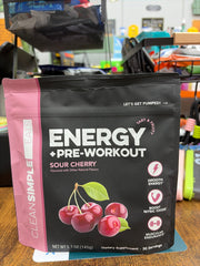 CleanSimple Eats Energy+Pre-Workout Sour Cherry (30 Servings)