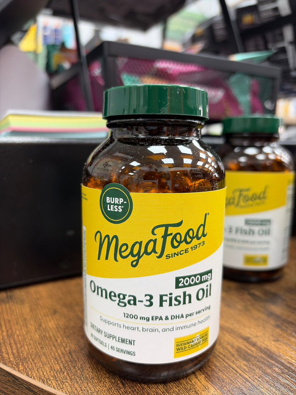 MegaFood Omega-3 Fish Oil 1200mg EPA&DHA per serving (90softgels)