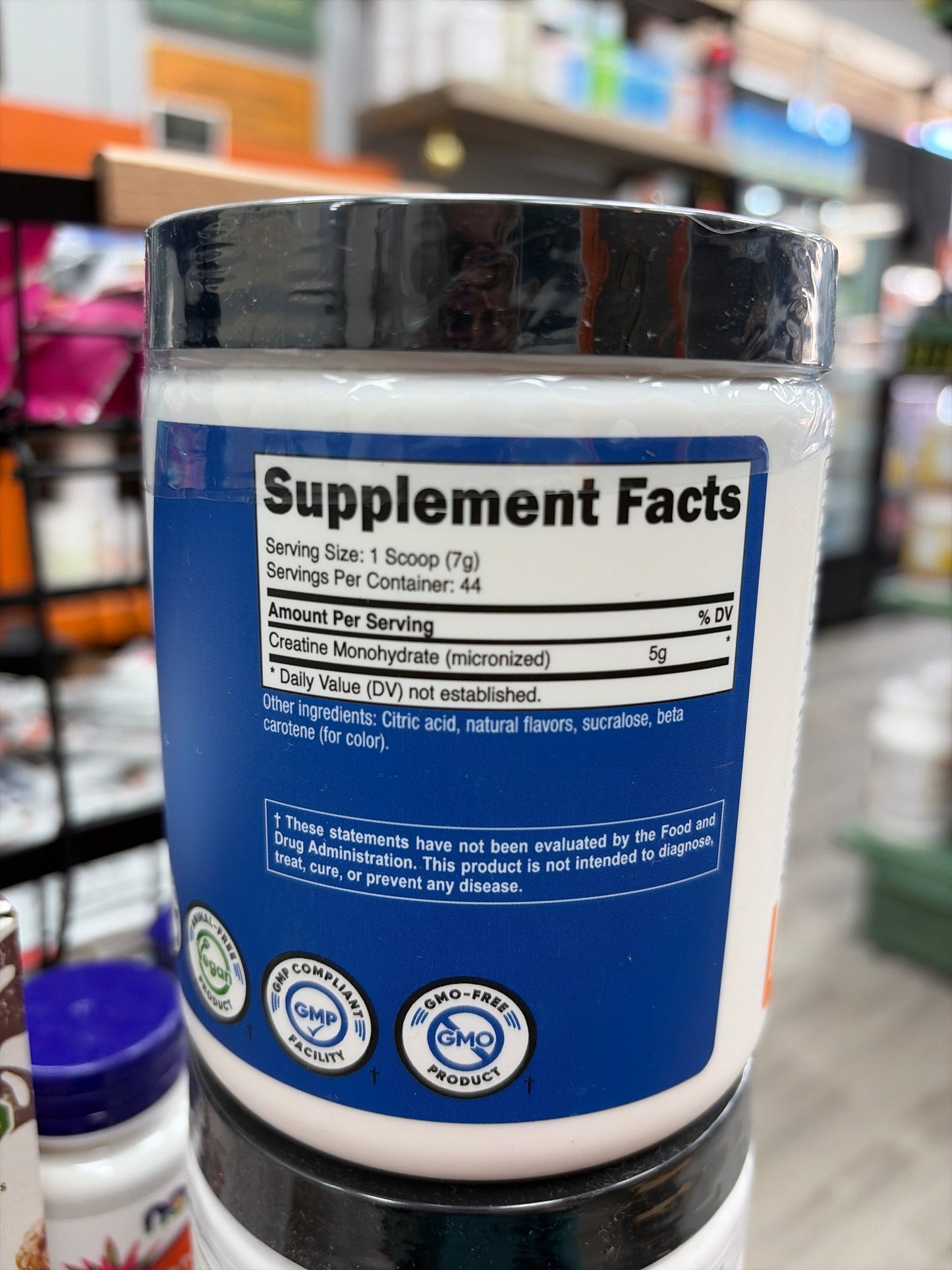 Nutricost Performance  Creatine Monohydrate Powder  (Mandarin Orange Flavored 10.7 Oz 5 G(300 G)-High Quality Micronized Creatine Supplement - Vegan, Non-GMO, Gluten Free