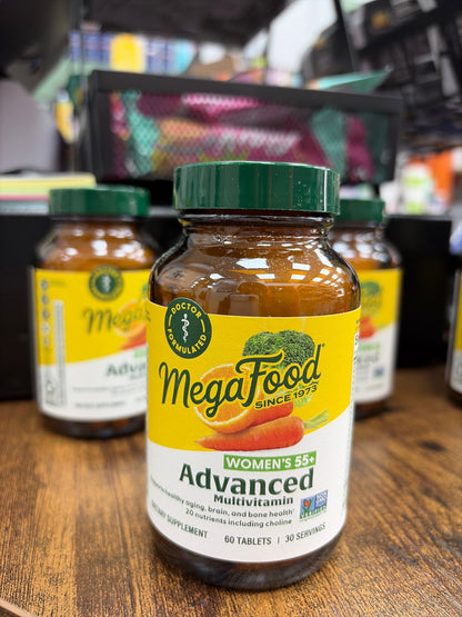 MegaFood Women’s 55+ Advanced Multivitamin (60 tablets)