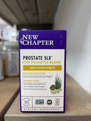 New Chapter Prostate 5LX Saw Palmetto Blend (60 Vegetarian Capsules)