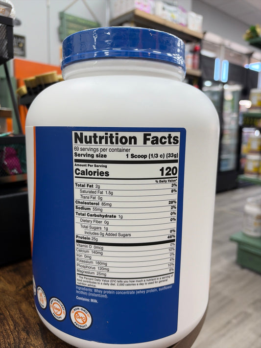 Nutricost Whey Protein Unflavored 5 LB