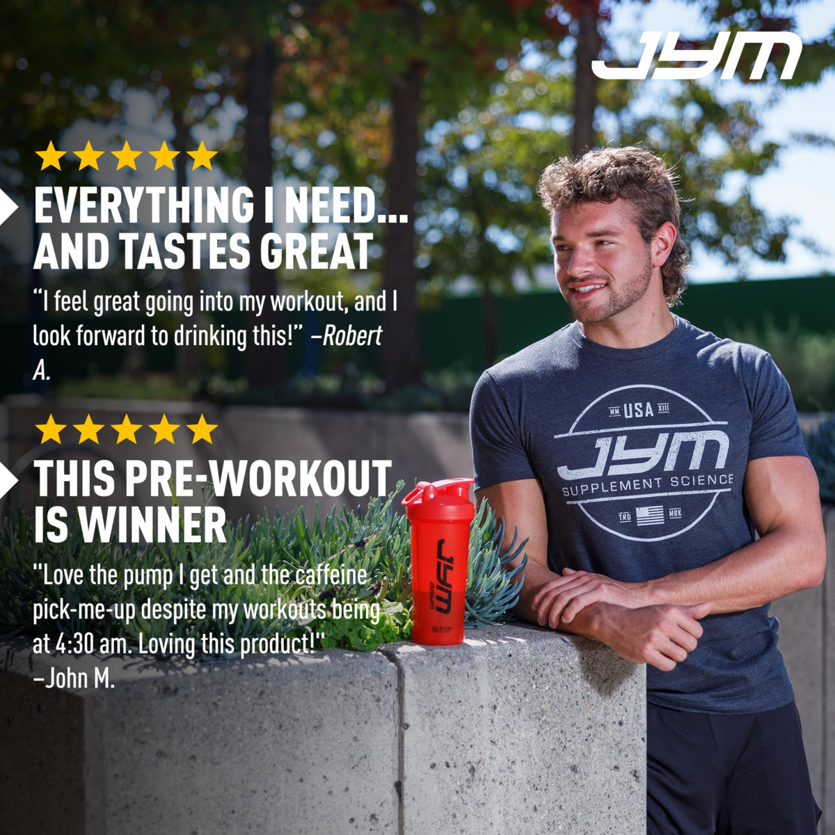JYM Pre JYM Pre-Workout Powder - BCAAs, Creatine & Citrulline