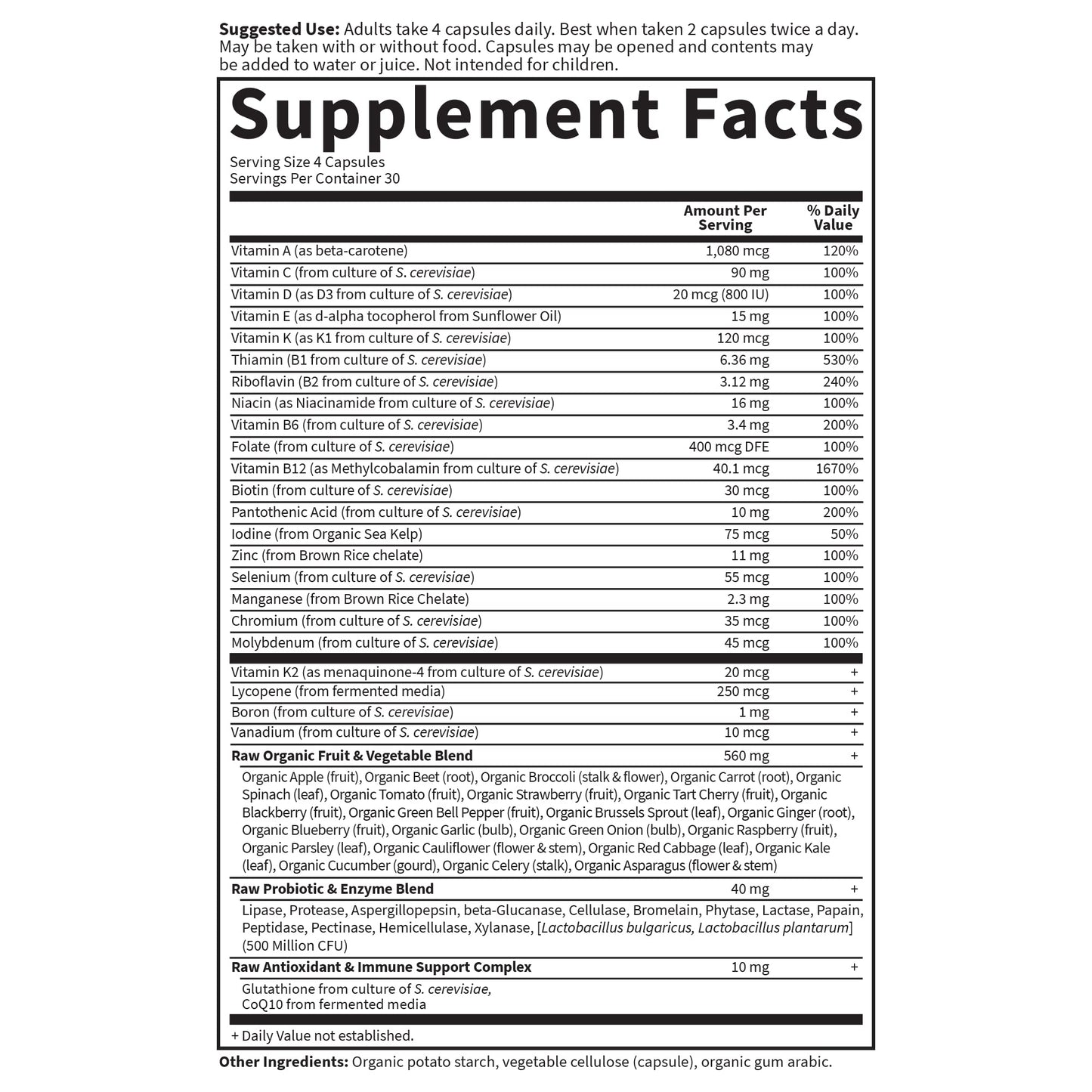 Garden of Life Vitamin Code Men