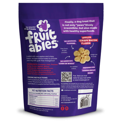 Fruitables Apple & Bacon Natural Dog Biscuits