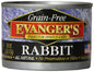 Evanger'S 776255 24-Pack Grain Free 100-Percent Rabbit For Dogs And Cats, 6-Ounce