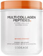 Codeage Multi Collagen Protein Powder Peptides, Hydrolyzed Collagen for Women & Men, Collagen Supplements for Skin Hair Nail Joint, Grass Fed Bone Broth, 2-Month Supply,Type 1,2,3,5 & 10,Non-GMO 20 OZ