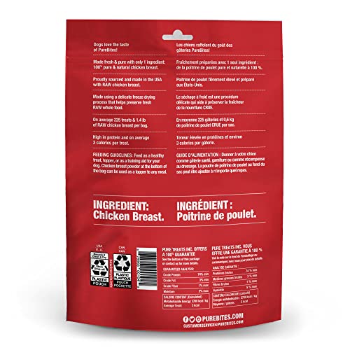 PureBites Chicken Freeze Dried Dog Treats