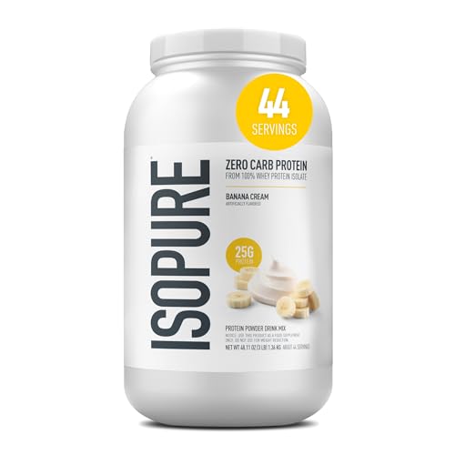 Isopure Creamy Vanilla Whey Isolate Protein Powder