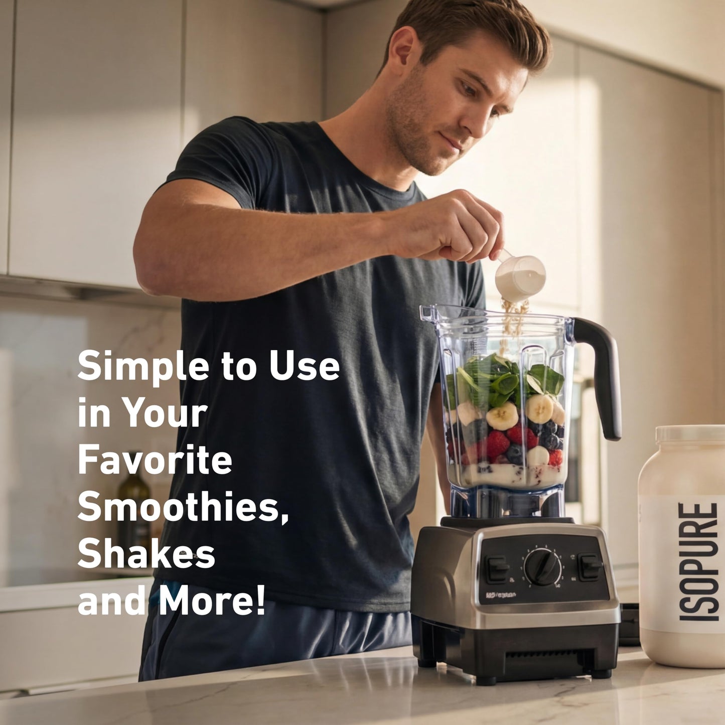 Isopure Creamy Vanilla Whey Isolate Protein Powder