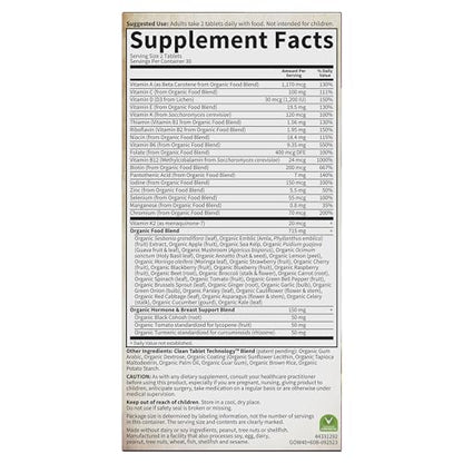 Garden of Life Organics Vitamins for Women 40 Plus, Vegan