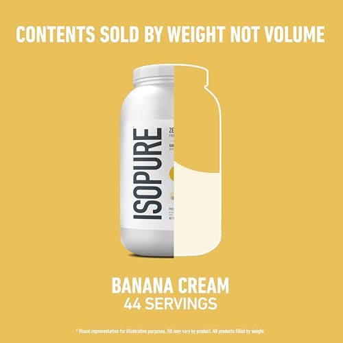 Isopure Creamy Vanilla Whey Isolate Protein Powder