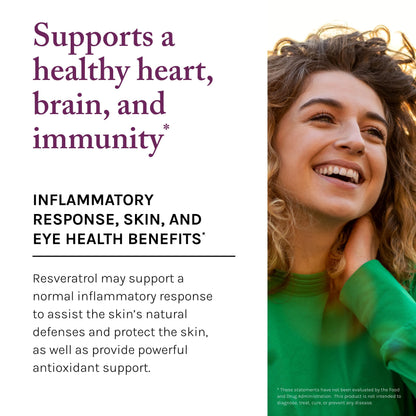 Reserveage Beauty, Resveratrol 500 mg
