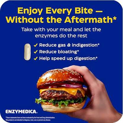 Enzymedica Digest Gold + ATPro, Maximum Strength Digestive Enzymes