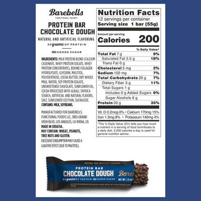 Barebells Protein Bars - Protein Snacks with High Protein - Chocolate Protein Bars