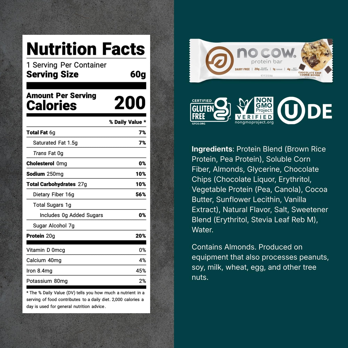 No Cow Vegan Protein Bars, Best Sellers, Upgraded