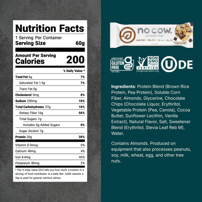 No Cow Vegan Protein Bars, Best Sellers, Upgraded
