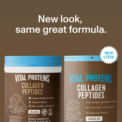 Vital Proteins Collagen Peptides Powder, with Hyaluronic Acid and Vitamin C