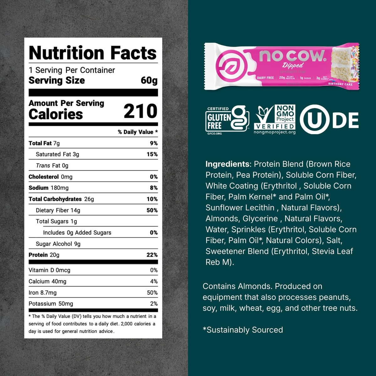 No Cow Vegan Protein Bars, Best Sellers, Upgraded